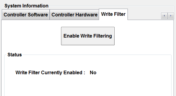 Pathfinder Write Filter Tab