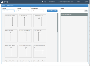 Edge Profile Library